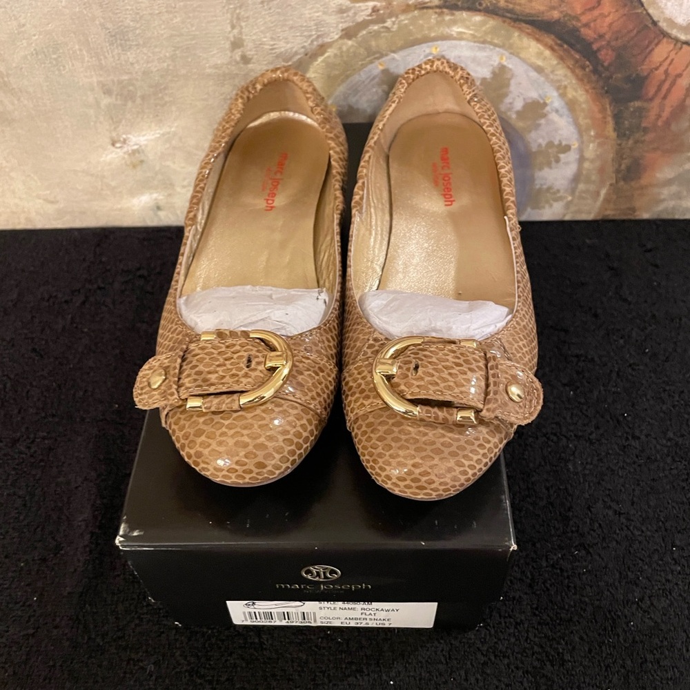 Marc Joseph New York Snackskin Flat